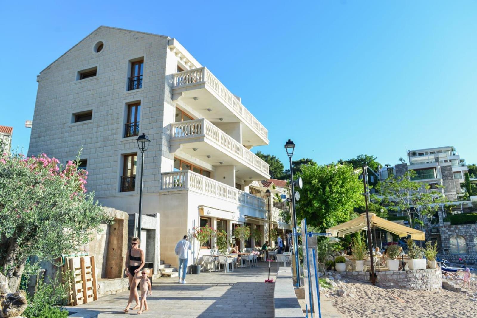 Przno Luxury Apartments Sveti Stefan Extérieur photo
